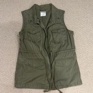 Olive Green Utility Vest